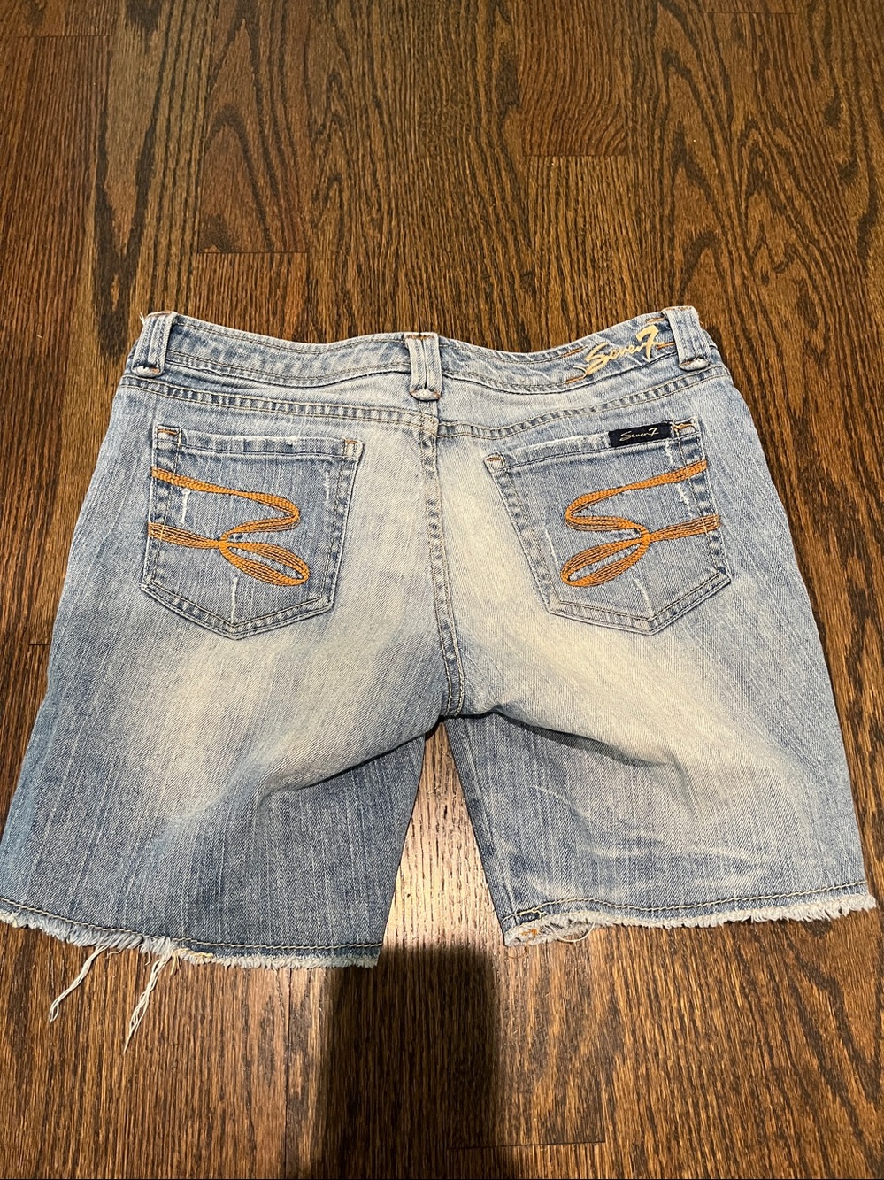 Seven7 distressed Jean shorts
